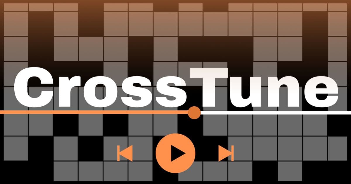 Crosstune - a music crossword!