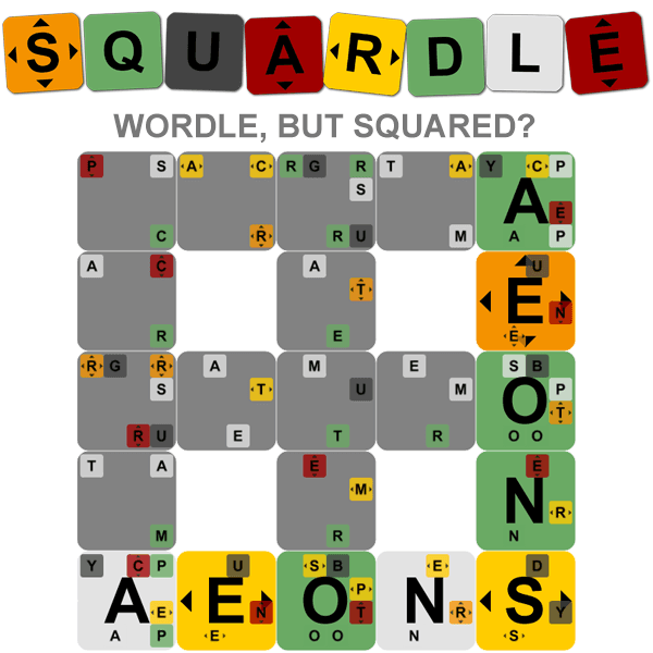 Squardle - Wordle squared?