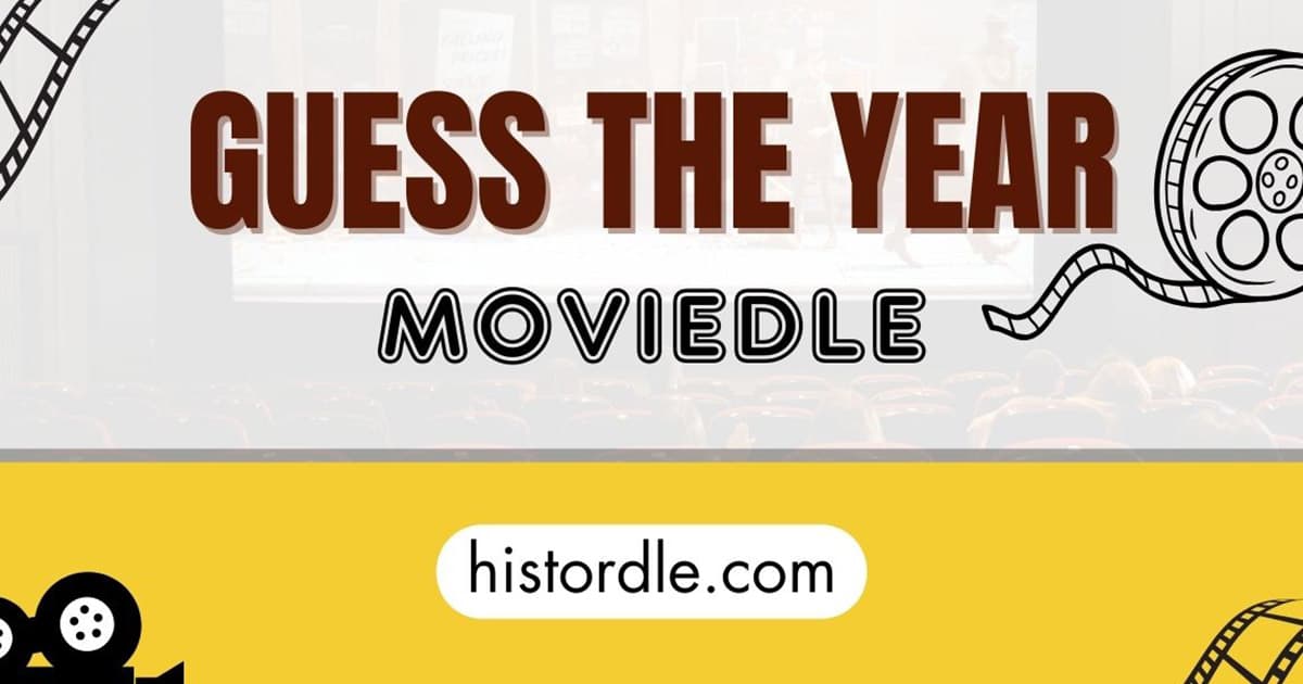 Moviedle - Daily Online Movie Game - Guess the Year Movie Trivia