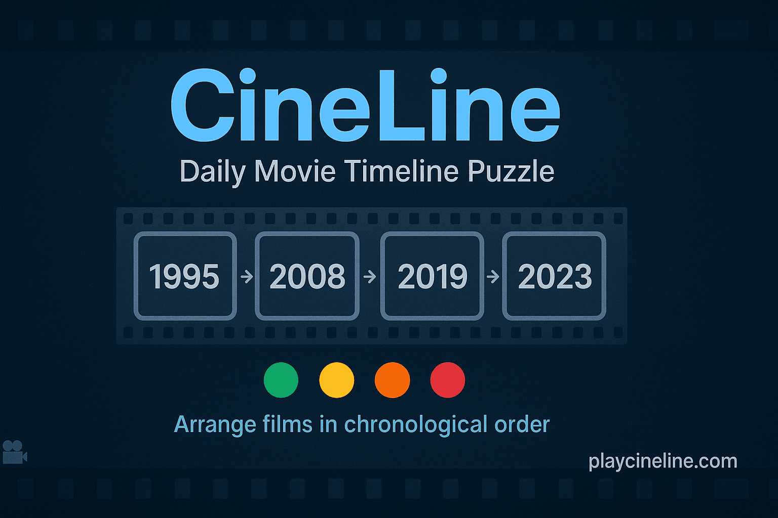 CineLine — Daily Movie Timeline Puzzle