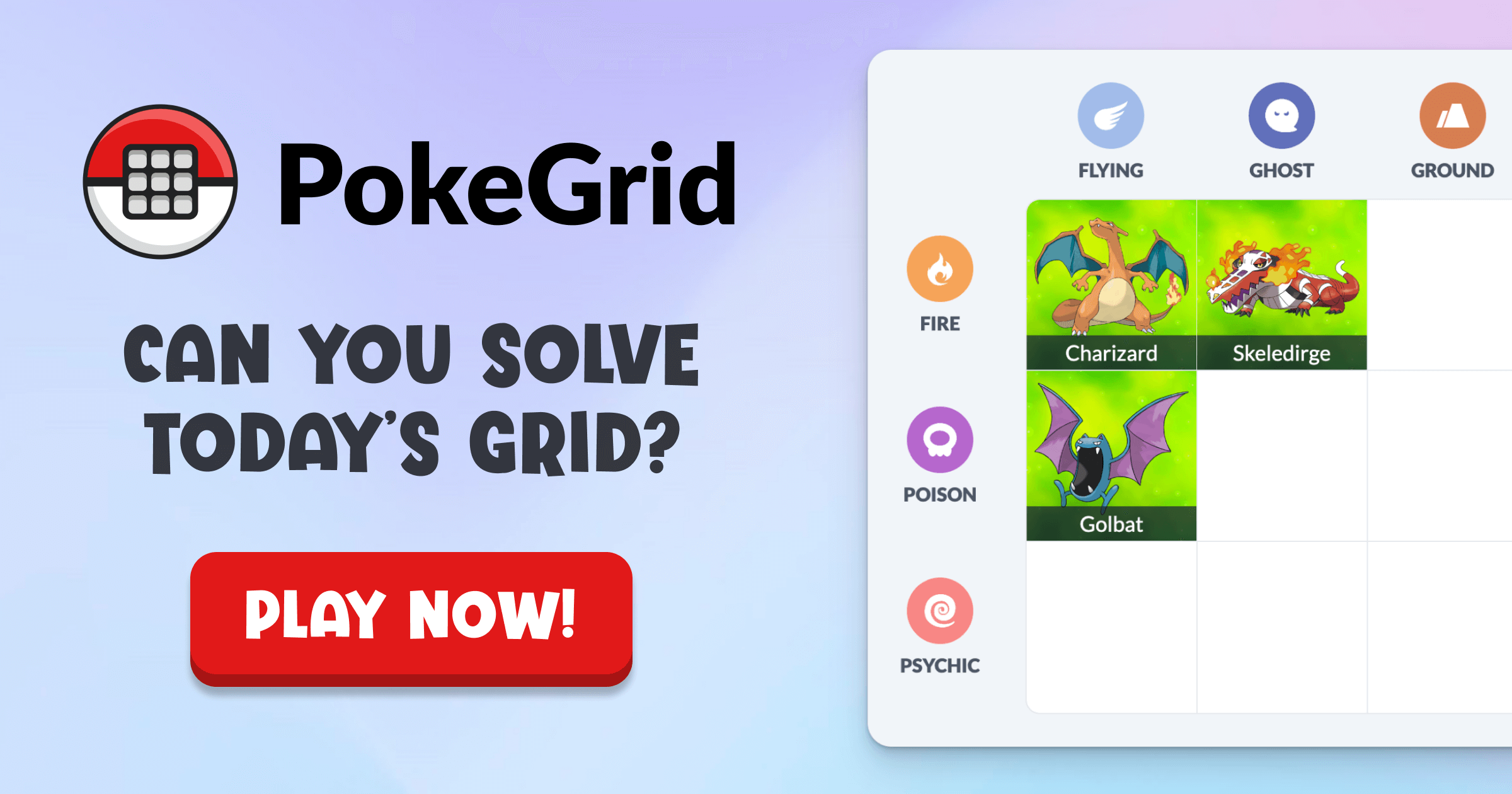 PokeGrid | Pokemon Grid Game for Trivia and Sudoku Fans