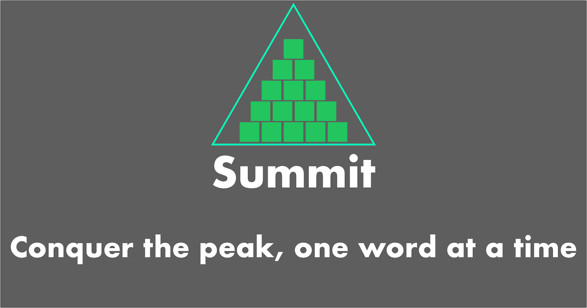 Play the Summit Game