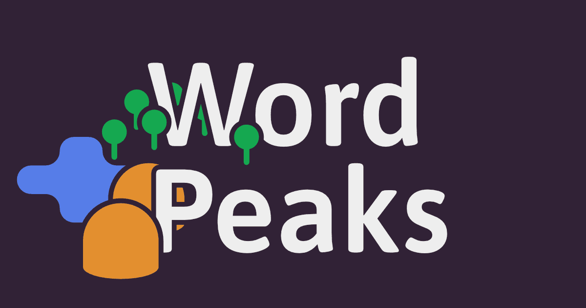 Word Peaks