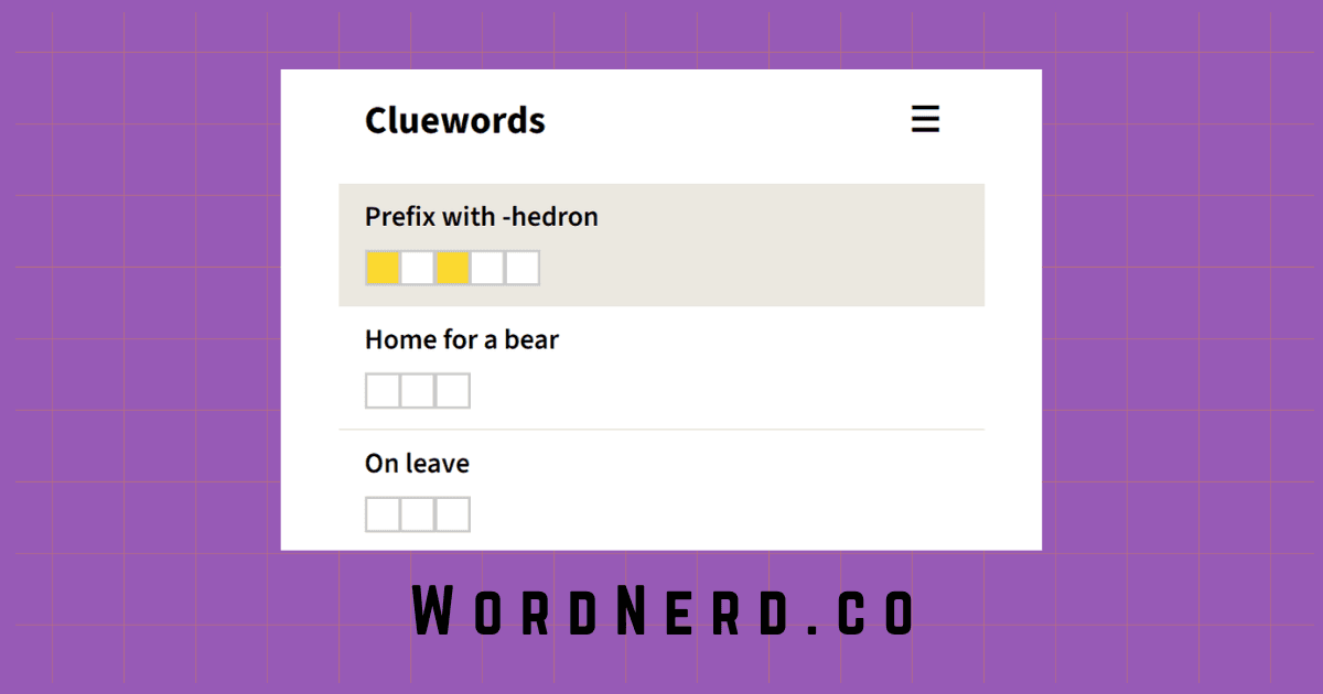Cluewords
