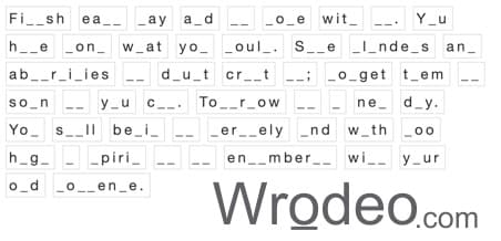Wrodeo | A literary-based word game