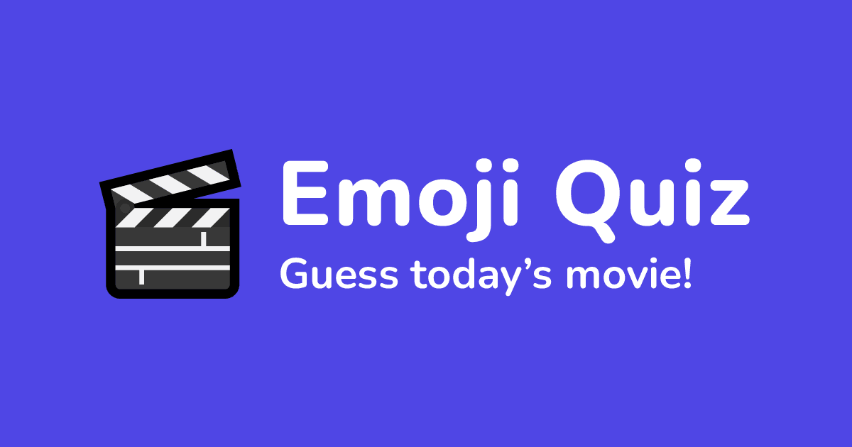 Guess the Movie - Emoji Quiz