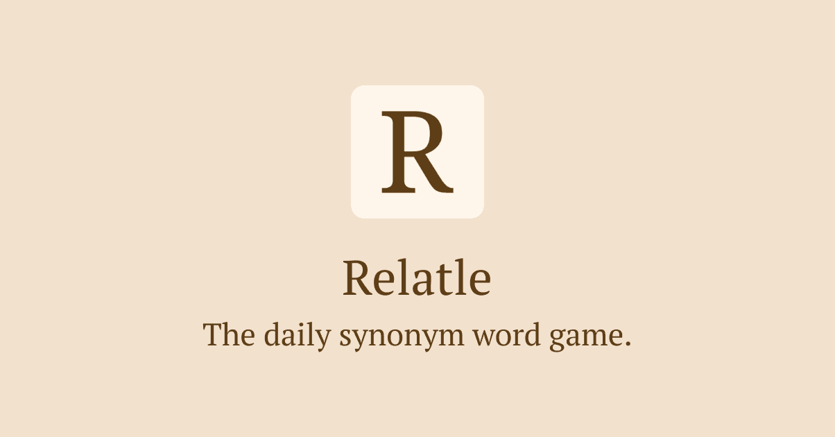 Relatle - Guess the Word from Synonyms